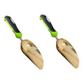Garden Guru Super Strong Titanium Garden Scoop Trowel Shovel Transplanter - Rust Resistant - Ergonomic Handle - Perfect Hand Shovel for Gardening Transplanting and Digging (2 Pack) - size: 2 Pack, style: Titanium