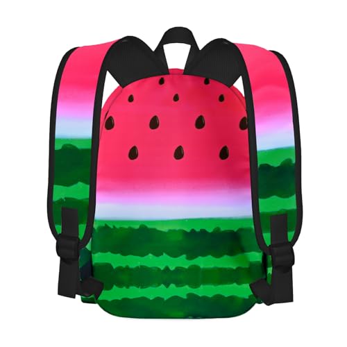 Watermelon Kids Backpack School Backpack Teens Bookbag for Girls Boys Hiking Camping Travel Sports - color: Watermelon
