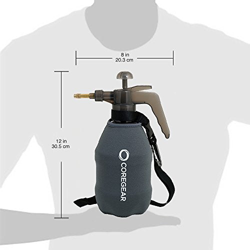 (Ultra Cool XL) USA Misters 1.5 Liter Personal Pump Water Mister & Sprayer with Full Neoprene Jacket… - color: Gray