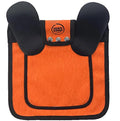 DOWN UNDER OUTDOORS Extra Large Big Chicken Saddle Hen Apron (Orange) | Adjustable Straps, Chicken Apron, Poultry Saver, Pet Supplies, Including Shoulder Cover, 14 oz Breathable Cotton Canvas - color: Orange