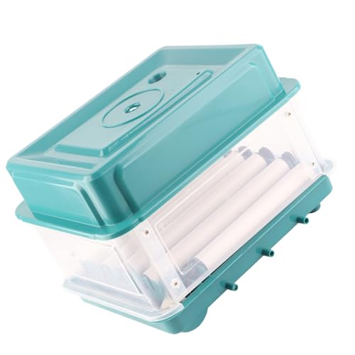 Zerodis Automatic Egg Turner, LED Egg Incubators Automatic Egg Incubators Display Dual Power Supply Egg Incubator Hatches Chicken Duck Quail Eggs (US Plug 110V 12 Eggs) - size: US Plug 110V 12 Eggs