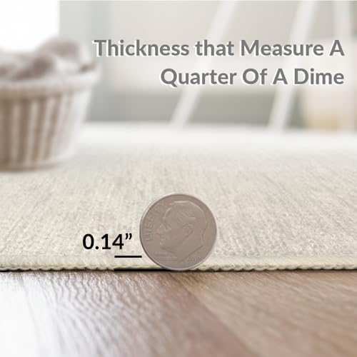 8'x10' Washable Flatwoven Rug, Light Grey Farmhouse Rooster Stain Resistant Extra Large Carpet Non-Slip Chair-Friendly Mat for Dining Room, Large Office, Lounge | Ref:2031774 - color: Grey/Pattern 9, size: 8' x 10' (Rectangular)