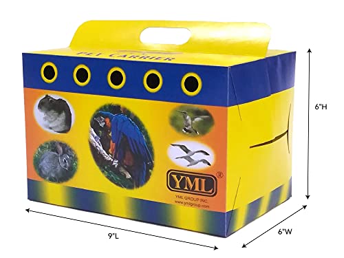 YML Cardboard Carrier for Small Animals or Birds, Large, Lot of 100