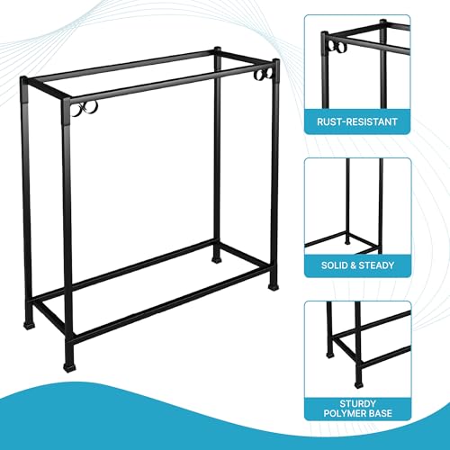 29 Gallon Double Aquarium Stand (2 Stands in 1), Fish Tank Stand, Bird Cage Stand, 32.5" W x 32 "H x 13" D