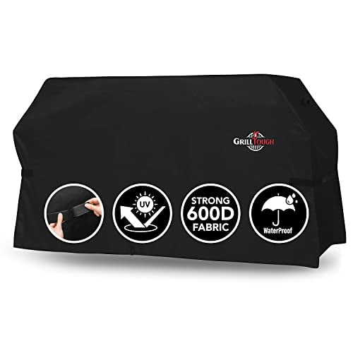 Heavy Duty Griddle Cover for Outdoor Grill, 28 Inch Black | Waterproof, Weather Resistant, UV & Fade Resistant, Heavy Duty Protection, Adjustable Straps, Outdoor Grill Cover, Secure Fit - color: Black, size: 48''L x 20''W x 31''H