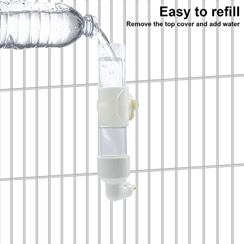Bird Water Dispenser Parrot Waterer Automatic Bird Water Feeder for Medium Birds Parakeet Cockatiel Conure Caique (Small) - size: Small