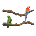 2 PCS Natural Grape Stick Fork Bird Perch Bird Standing Stick Chewing Bird Toys Natural Grapevine Bird Cage Perch for Parrot Cages Toy for Cockatiels, Parakeets, Finches - color: Style 11
