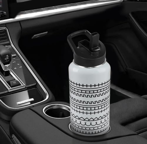 Hidden Message Water Bottle Funny F This S Mug Gag Christmas White Elephant Gifts for Work Bestie,Friends,Coworkers Travel Thermal Double Walled Vacuum Insulated Bottle Cup Leak Proof Tumbler-32 oz - color: hidden message white