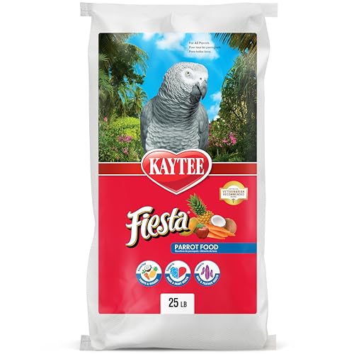 Kaytee Fiesta Parrot Food 25 pound bag - size: 25 Pound (Pack of 1)