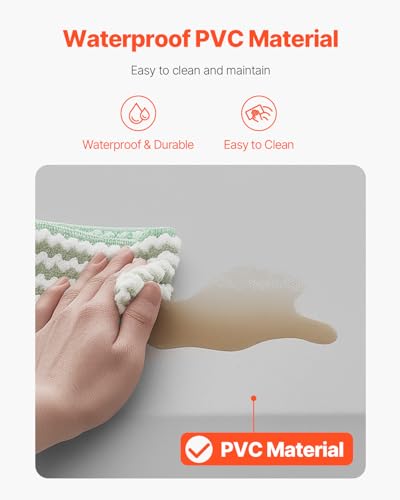VEVOR Fall Mat for Elderly, 1-inch Thickened Fall Prevention Pad with Beveled Edge, Anti-Slip Bedside Safety Floor Mat for Seniors, Handicaps, Patients (24 x 70 inch) - size: 1 inch