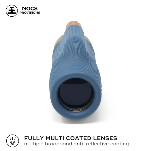 Nocs Provisions Zoom Tube 8x32 Monocular, Bird Watching & Backpacking | 8X Magnification Telescope, Bak4 Prism, Wide Field of View for Wildlife Viewing - color: Indigo Blue II