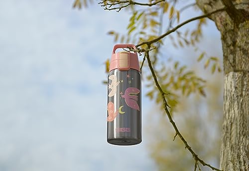SIGG - Insulated Kids Bottle - Shield One Therm - For Carbonated Beverages - Dishwasher Safe - Stainless Steel - 17 Oz - color: Fly Away