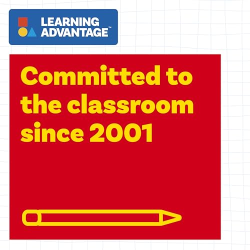 LEARNING ADVANTAGE Student Thermometers, Set of 10, Dual-Scale | Mercury-Free, Easy to Read, Indoor Science and Classroom Use