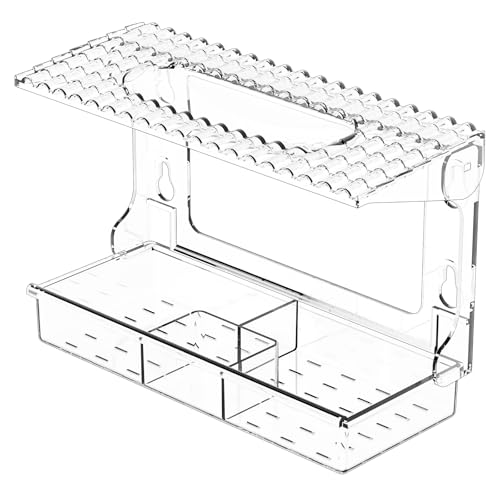 Acrylcc Window Bird Feeders with Strong Suction Cups for Window Viewing and Balcony,See Through Wild Birdfeeder with Bath and Water Combo,Clear Windows Bird Feeder for Cats,Kids,Birds Lover Gifts