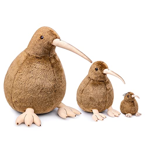 Realistic Brown Kiwi Plush Toy, Cute Little Bird Kiwi Plushie as Gift - style: 11in Kiwi Bird