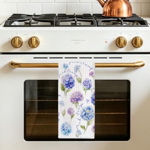 Jztco Funny Trump Kitchen Towel, Hydrangea Gifts Reusable Hand Towels | Funny Trump Kitchen Towel, Hydrangea Gifts Reusable Hand Towels - color: Multi 1603