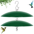13" Bird Feeder Rain Cover,Bird Feeder Dome,Hummingbird Feeder Squirrel Guard,Proof Bird Feeders Baffle,Smart Birds Feeder's Umbrella(Green), 2Pack - color: Green, size: 13Inch / 2 Packs