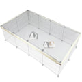 Cage Cover, Ventilated Mesh Top for C&C Midwest Guinea Pig Cage, Breathable & Escape-Proof Small Animal Enclosure Lid with Secure Clips for Rabbits（Not Include cage） (24inx47in Cage Cover) - color: 24inx47in Cage Cover