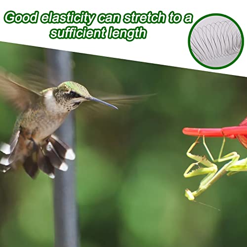 2 PCS Squirrel Proof Spring Device Metal Squirrel Barrier Spring Type Coil Guard, Outdoor Hanging Bird Feeder Accessories for Birdfeeder Poles Bird Houses - color: Black