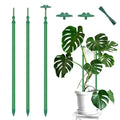Extendable Plant Stakes,Length Scalable From17.9to42.3IN Plant SupportStake | 3Pack Orchid Sticks with Clips for Indoor Outdoor,Garden Stakes for Plant, Tomato, Vegetables, Monstera, Vine,Potted Plants - size: 42.3Inches 3Pack