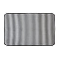 Bone Dry Striped Pet Cage Mat, X-Large - 25 x 39, Gray - size: XL