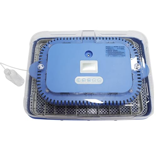 Automatic 70 Egg Incubator for Chicken Duck Bird Eggs | Automatic Egg Turning, Humidification/Temperature Control, Multifunctional