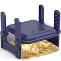 Chick Brooder Heating Plate with Adjustable Temperature, 10"x10" Chicken Brooder Heater for Baby Chicks, Ducklings, Safer Alternative to Heat Lamps, Adjustable Height, 50W Brooder Plate(Blue) - size: 10.0"L x 10.0"W x 3.5"H