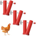 Reallnaive 3 Set Chicken Treat Dispenser Wall Mounted Chicken Feeder Accessories Hanging Treat Dispenser for Indoor Outdoor Coop Hens Poultry Duck Birds