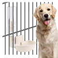 Hanging Automatic Food Water Dispenser,Gravity Pet Feeder Water Dispenser Set,Cage Cat Water Dispenser,Food Bowl for Bunny Guinea Pig Ferret Water Dispenser (Large Bowl Size) - size: Large Bowl Size