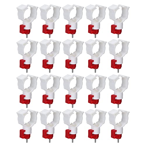 Chicken Nipple Drinker, Multipurpose Easy Installation Chicken Waterer Nipples Automatic for Duck for Farm