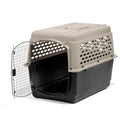 Petmate Vari Dog Kennel - Portable Dog Carriers & Crates for Large Dogs, Airline-Friendly, Durable Plastic, Pet Carrier For Home and Travel, 40 Inches, Taupe and Black - size: 40"L x 27"W x 30"H