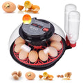 Incubators for Hatching Eggs with Automatic Egg Turning,Temperature & Humidity Control, Come with Egg Candler, External Water Bottles 360° Clear View Incubator for Hatching Chicken Eggs Quail Duck