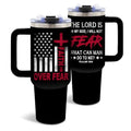 DUUV Faith over Fear Tumbler 40oz, Insulated Christian Gifts for Women Man | American Flag Cross Tumbler Leakproof, Bible Verse Gift for Man, Inspirational Religious Gift for Christians, 1 Pack - color: Not Fear Faith