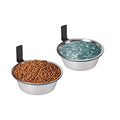 FOYO Elevated Dog Bowls, Raised Dog Food and Water Bowls,Wall Mounted Pet Comfort Feeding Bowls for Small Dogs and Cats - size: 3.5 cups(29 OZ)