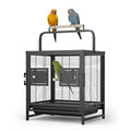 GarveeHome Bird Cage, 25in Parakeet Cage, Bird Travel Carrier for Parakeets, Canaries, Lovebirds, Small Quaker, Cockatiels, Budgie, Green Cheek