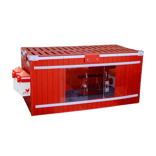 RentACoop Big Red Barn Chick Brooder Set with Heating Plate