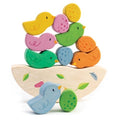 Tender Leaf Toys - Rocking Baby Birds - 12 Piece Balance Toy - STEM Toy - Early Learning to Develop Strategic Thinking and Fine Motor Skills - Wooden Toy Stacker & Balance Educational Game - Age 18m+