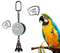 Colorday Bird Toys Parrot Talking Coach & Interactive Voice Bell for Parakeet, African Grey, Amazon Parrots, Quaker, Cockatiel, Conure (Blue) - color: Blue