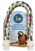 JW Pet Comfy Perch For Birds Flexible Multi-color Rope, Large - 21" Length - size: Large, style: 21"