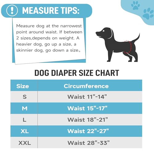 Leekalos Male Dog Diapers, Dog Belly Bands for Male Dogs | Wraps Washable Doggie Diapers High Absorbing Dog Belly Bands - color: Dalmatian-Print, size: Small(11"-14")
