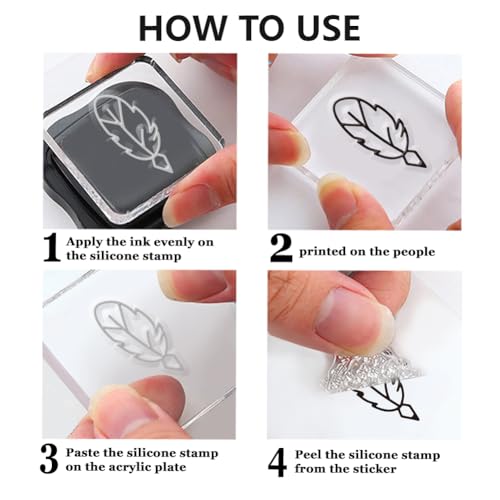 CHGCRAFT Books and Cats Clear Stamps Study Transparent Stamps Newspapers Silicone Clear Stamp Seals for DIY Scrapbooking Photo Album Decoration, 4.3×6.3 inch - style: Books and Cats