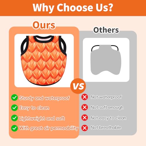 Chicken Saddle for Hens, Chicken Apron Hen Saddle with Adjustable Straps, Waterproof Poultry Feather Cover Vest for Small Medium Hens