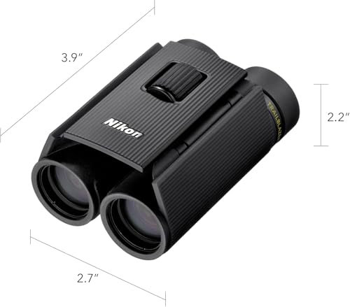 Nikon Trailblazer II 8x25 | Ultra-Compact Waterproof and Fogproof Travel Binoculars with Multilayer-Coated Optics and Rubber-Armored Body | Ultra-Compact Waterproof, fogproof Travel Binoculars, multilayer-Coated Optics, rubber-Armored Body