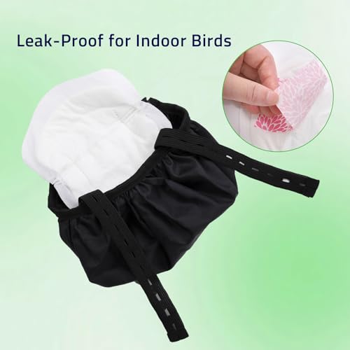 Adjustable Chicken Harness Diaper (5.4ft Leash) – Breathable & Washable Secure Training for Hens, Ducks & Chicks | Outdoor Walking & Discipline Solution - color: Green, size: Small