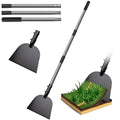 Walensee Floor Scraper, Long Handle Flat Shovel for Weeding and Lawn Edging | Wide Flat Blade Removes Weeds, Moss And Debris From Yards, Patios And Sidewalks, Also Scraping Light Ice And Snow In Winter.