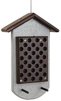 Amish Made Recycled Plastic Double Sided Peanut Butter Feeder, Brown