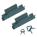 Plant Clips for Climbing Plants, Garden Support for Tomatoes & Vine - size: 20 Small + 20 Big