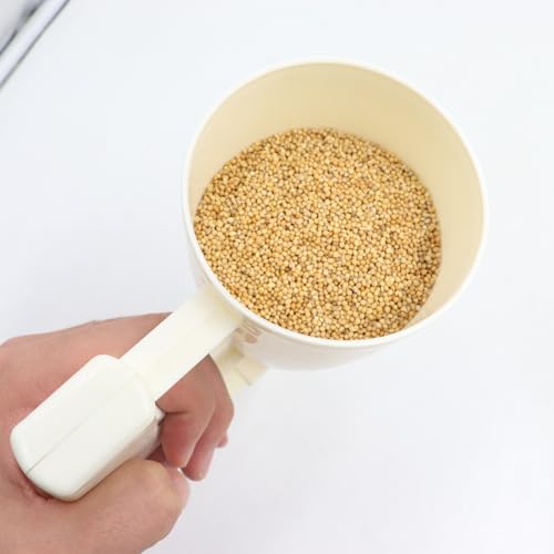 Bird Food Storage Container, Bird Seed Containers Storage, Bird Seed Storage Container, Funnel Scoop for Bird, Bird Seed Container for Thistle Bird Seed, Backyard Essentials