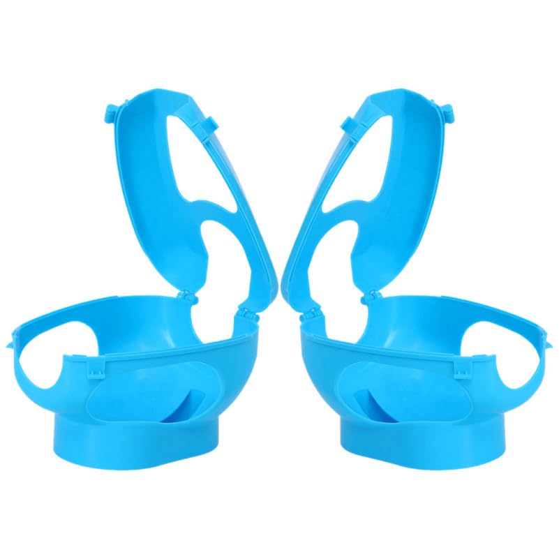 BESTonZON Pigeon Injection Holder 2 Pack Birds Holder Fixed Frame Rack Hollow Out Pigeon Supplies for Medicine Application Easy Install Pet Bird Care