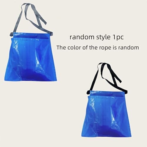 Gardening Apron for Harvesting and Weeding, Heavy Duty Waterproof PE Fruit Picking Apron with Quick-Release Bottom, Large Capacity Garden Waste Bag Apron for Farmers, Easy to Clean
